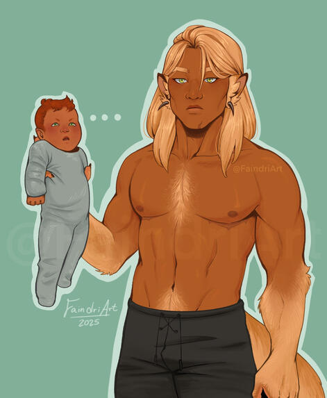 Holds Baby Like Fish He Caught Holds Baby Like Fish He Caught